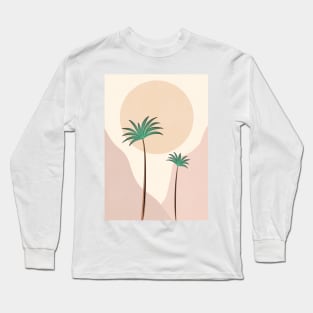 Tall Palms in the Desert Long Sleeve T-Shirt